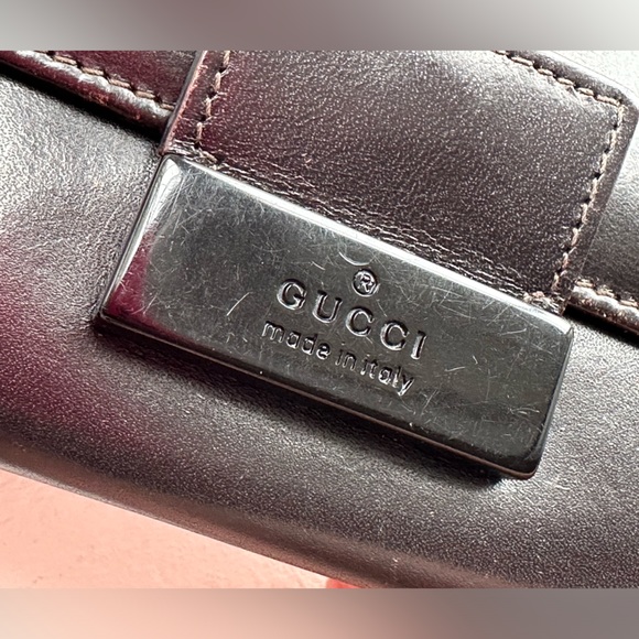 Gucci Dark Brown Leather Long Wallet - Picture 13 of 15
